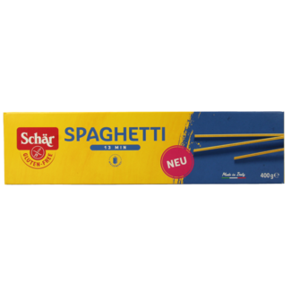 Schar Pasta espagueti sin gluten 400 Gramos