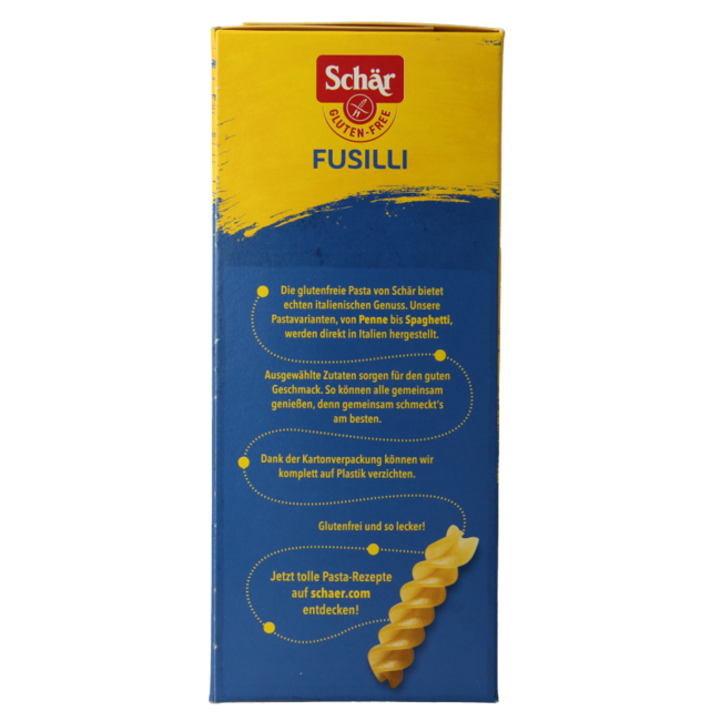 Schar Pasta fusilli gluten-free 400 Gram