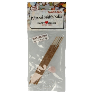 Jiri & Friends Jiri & Friends Happiness Pouch incense white sage mini 1 Piece