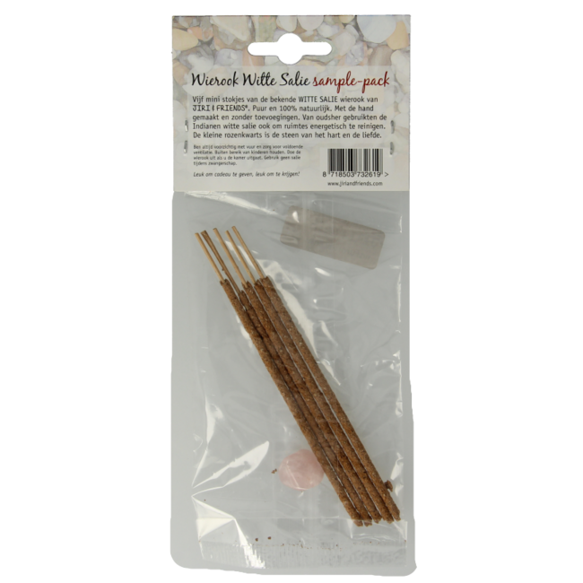 Jiri & Friends Happiness Pouch incense white sage mini 1 Piece