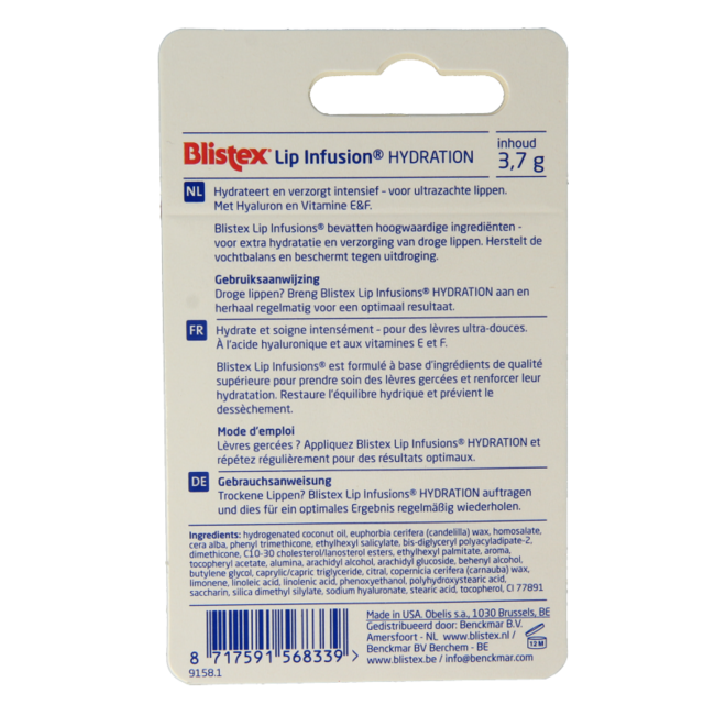 Lip infusion hydration 3,7 Gramm