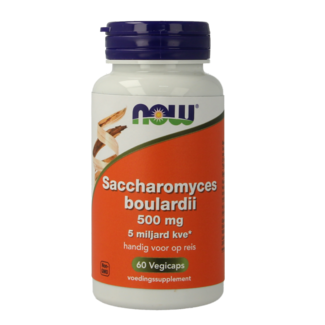 NOW NOW Saccaromyces boulardii 500mg 60 Capsule vegetariane
