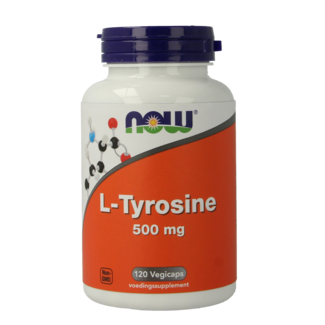 NOW L-Tirosina 500mg 120 cápsulas vegetarianas