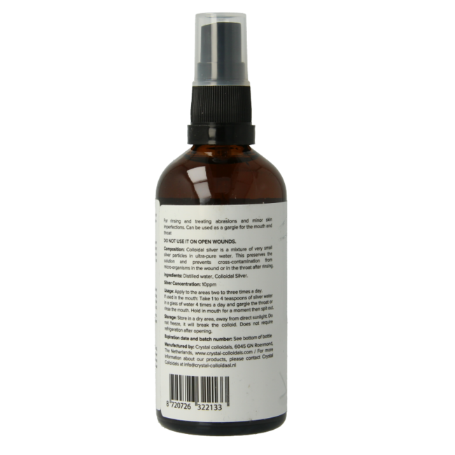 Spray all'Argento Colloidale Crystal 100 Millilitri