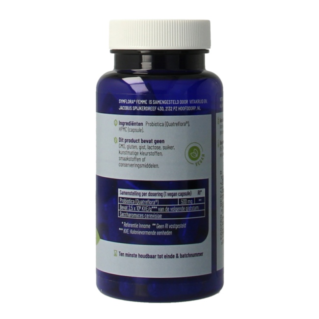 Symflora Femme Probiotyki dla kobiet 90 Kapsułek wegetariańskich