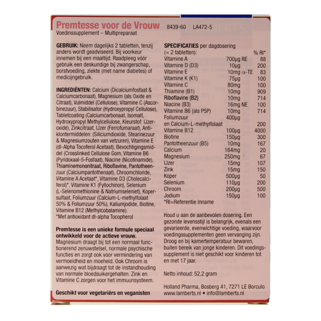 Premtesse 60 Tabletten