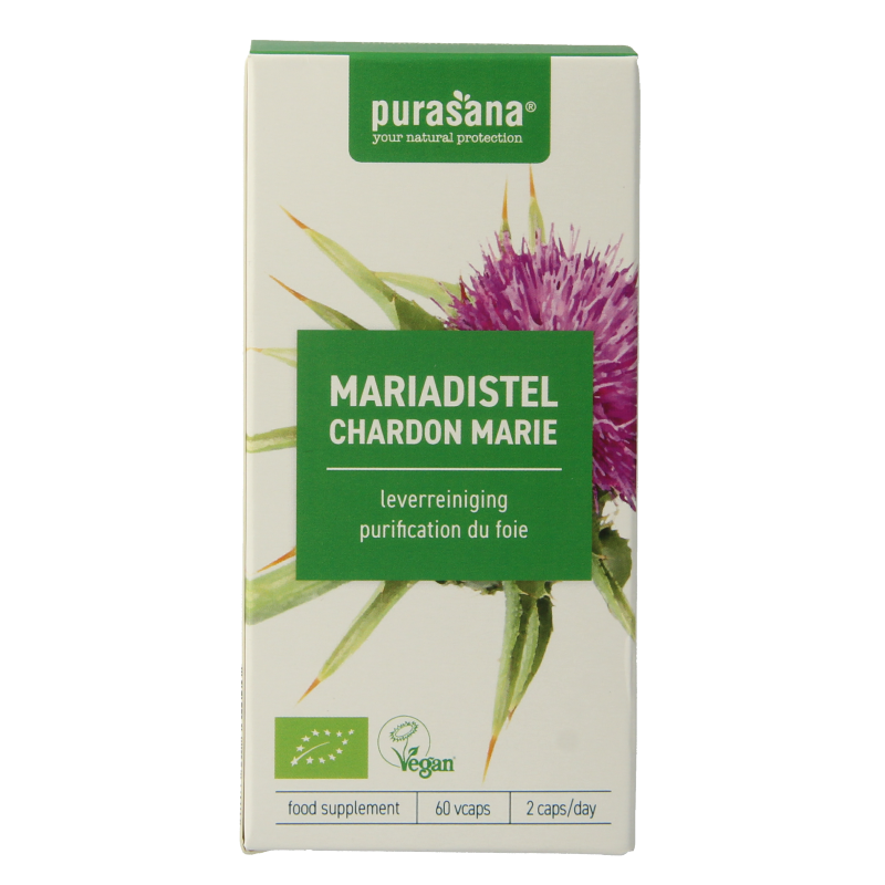 Purasana Cardo Mariano Bio Vegan - Supporto Epatico Naturale