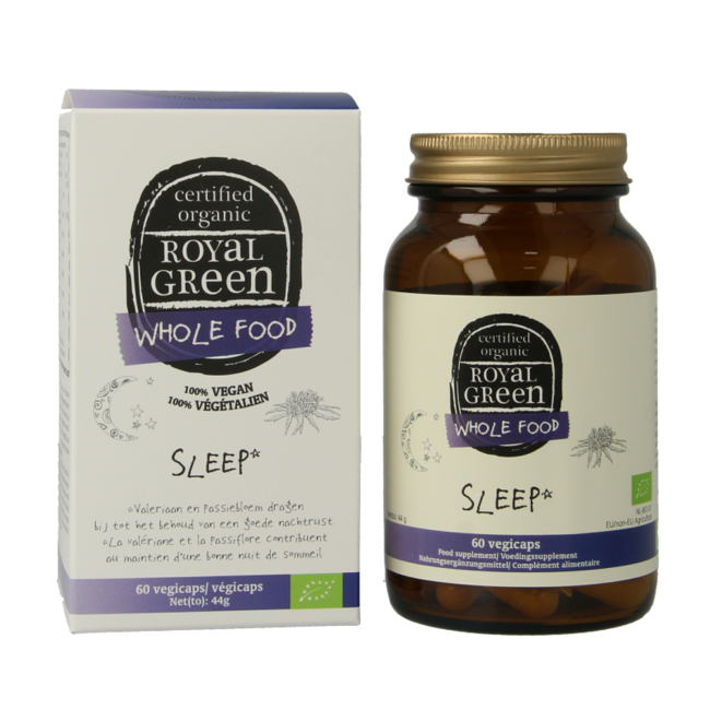 Royal Green Sleep Organic 60 Vegetarian capsules