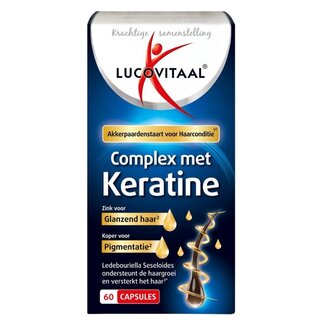 Lucovitaal Lucovitaal Keratine complex 60 Cápsulas