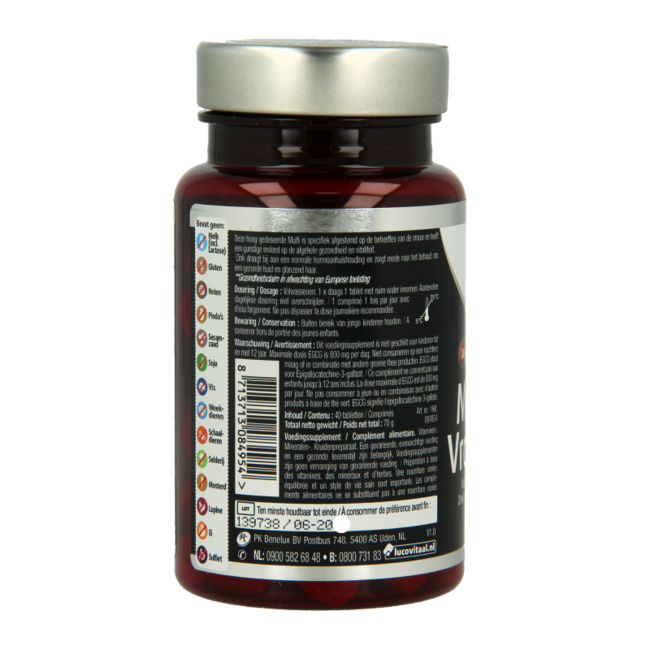 Multi compleet vrouw 50+ 40 Tabletten