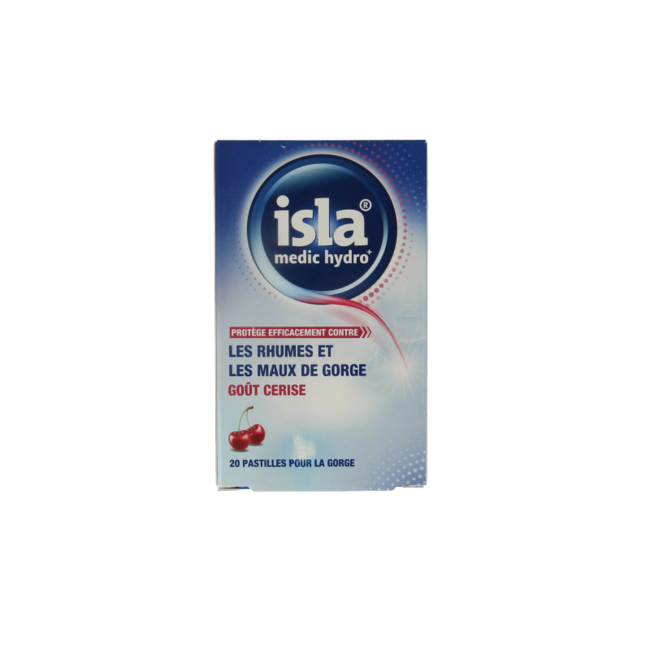 Isla Medic hydro+ cerise 20 pastilles