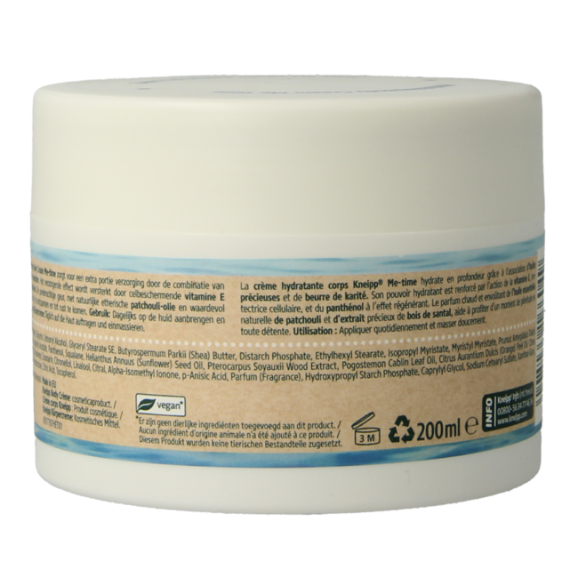 Crème pour le corps Kneipp Me time 200 ml