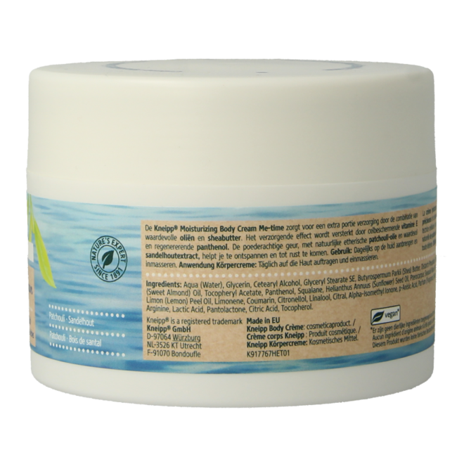 Kneipp Me time body cream 200 Millilitres
