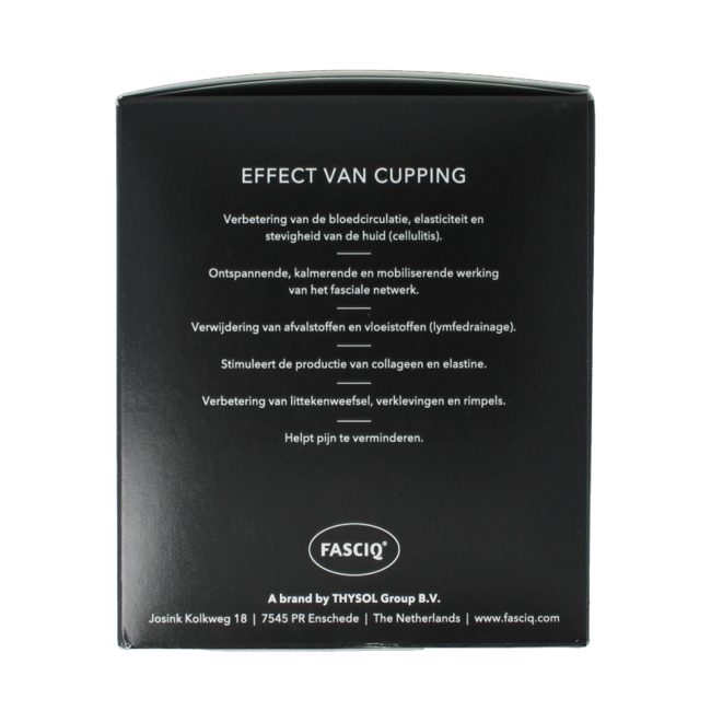 FASCIQ Ganzkörper-Cupping-Set 4 Stück