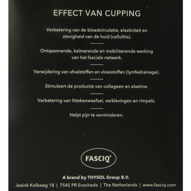 FASCIQ Body & face cupping set 6 Stuks
