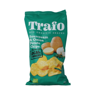 Trafo Chips sour cream & onion bio 125 gramos