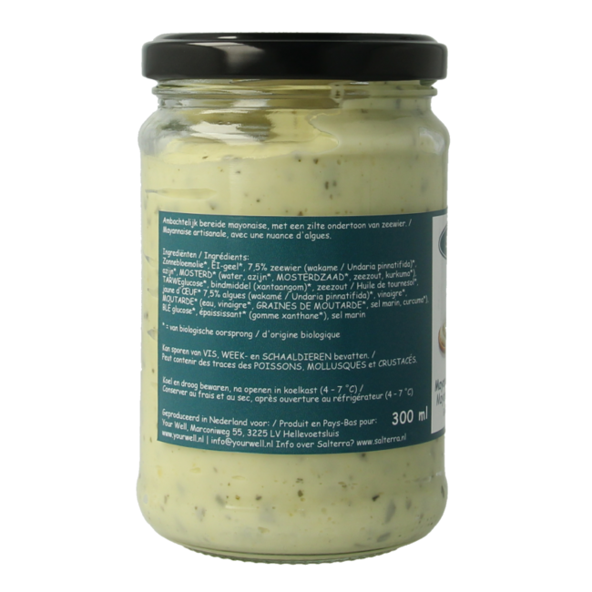 Organic mayonnaise with wakame 300 Millilitres