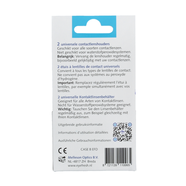 Eyefresh Linsenbehälter Dose Duo 2 Stück