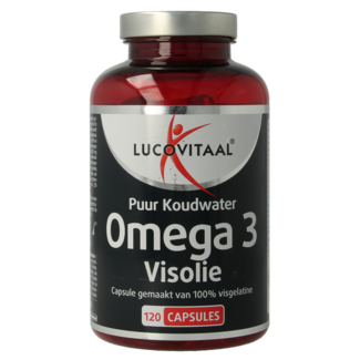 Lucovitaal Lucovitaal Omega 3 fish oil pure cold water 120 Capsules