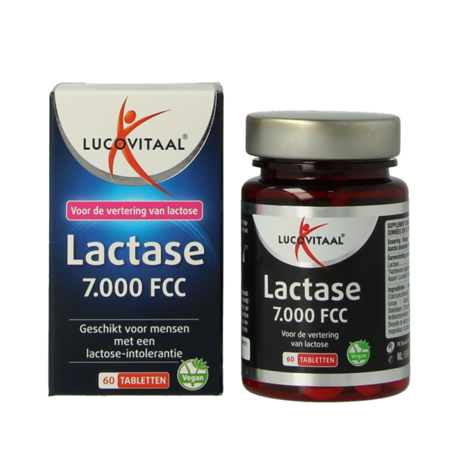Lucovitaal Lactase 7000 FCC 60 Tablets