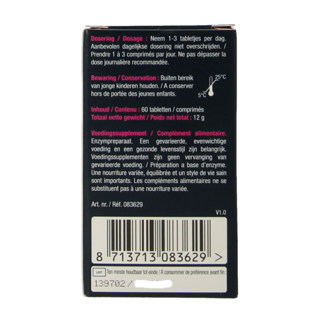 Lucovitaal Lactase 7000 FCC 60 Comprimidos