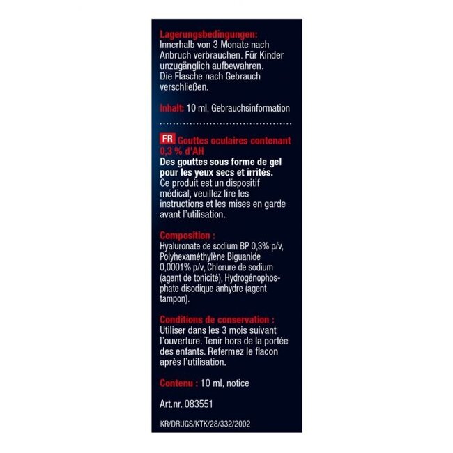 Krople do oczu Lucovitaal na suche i bolesne oczy 10 Mililitrów