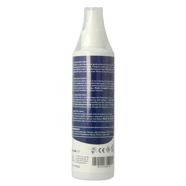 Spray de préparation cutanée Cure Tape Clean 200 ml