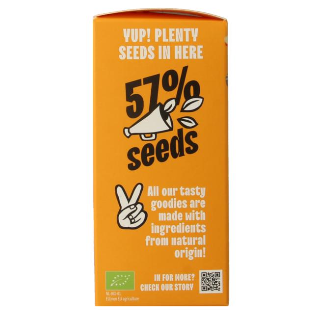 Organic low-carb multiseed crackers 80g