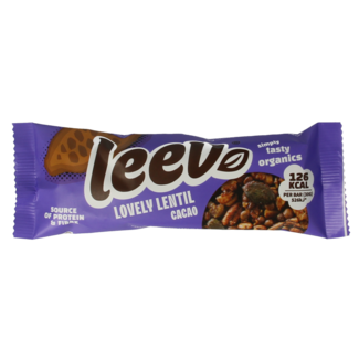 Leev Leev Lovely barrita de lentejas cacao bio 30 gramos