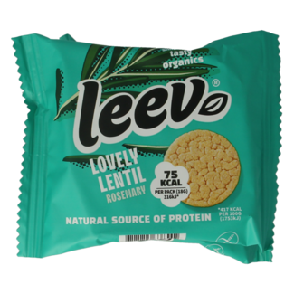Leev Leev Lovely tortitas de lentejas romero bio 54 gramos