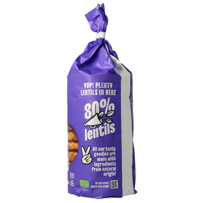 Leev Lovely tortitas de lentejas con cacao bio 130 g