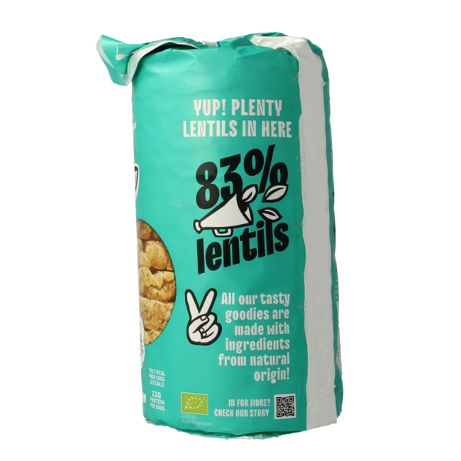 Galettes de lentilles bio Leev Lovely au romarin 117 g