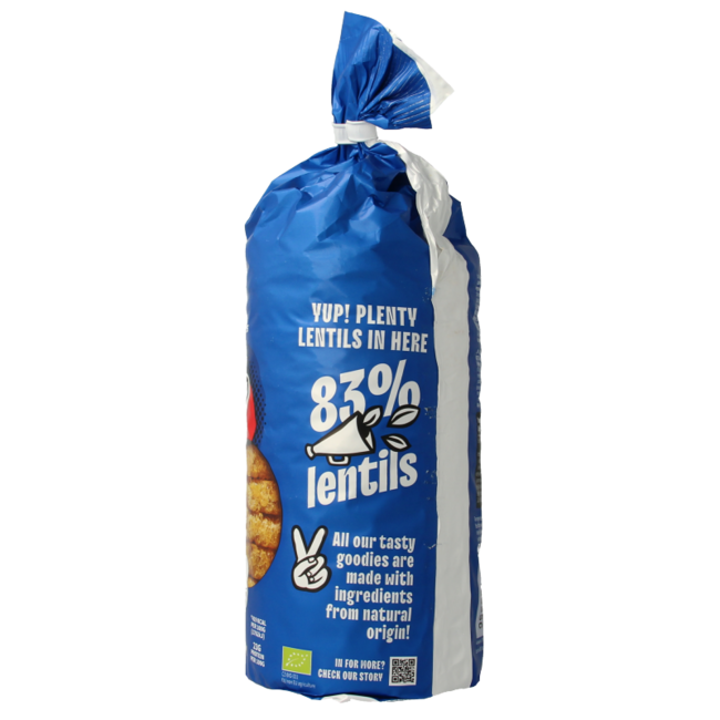 Leev Lovely lentil cakes paprika bio 117 Gram