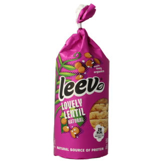 Leev Wafelki z soczewicy Lovely naturalne bio 100 gramów