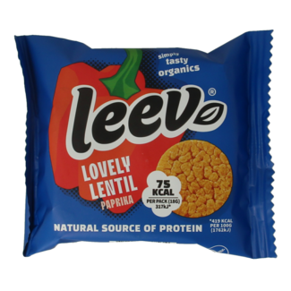 Leev Leev Lovely Linsenwaffeln Paprika Bio 18 Gramm