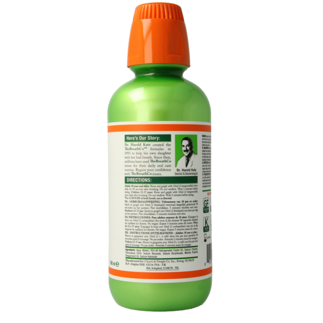 The Breath Co Mild mint 500 Mililitros