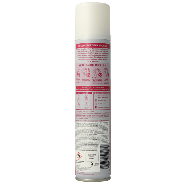 Batiste Droogshampoo XXL volume 200 Milliliter