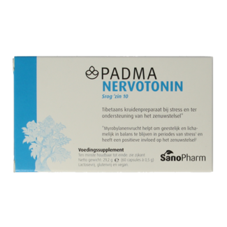 SanoPharm SanoPharm Padma nervotonin 60 Cápsulas