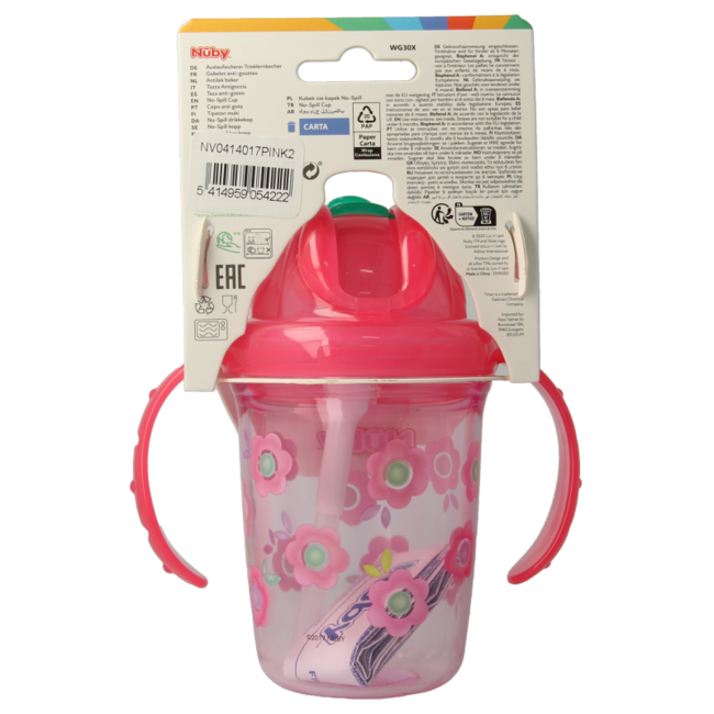 Auslaufsicherer Flip-It Becher mit Griffen, 1 Stück