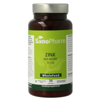 SanoPharm SanoPharm Zink wholefood 30 Capsules