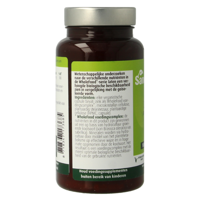SanoPharm Zinc wholefood 30 Gélules