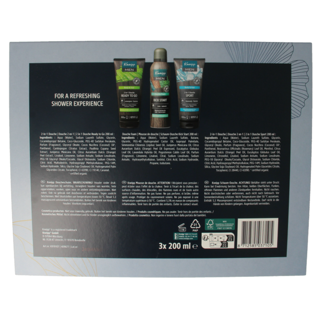 Set de regalo de lujo para hombre, 1 unidad