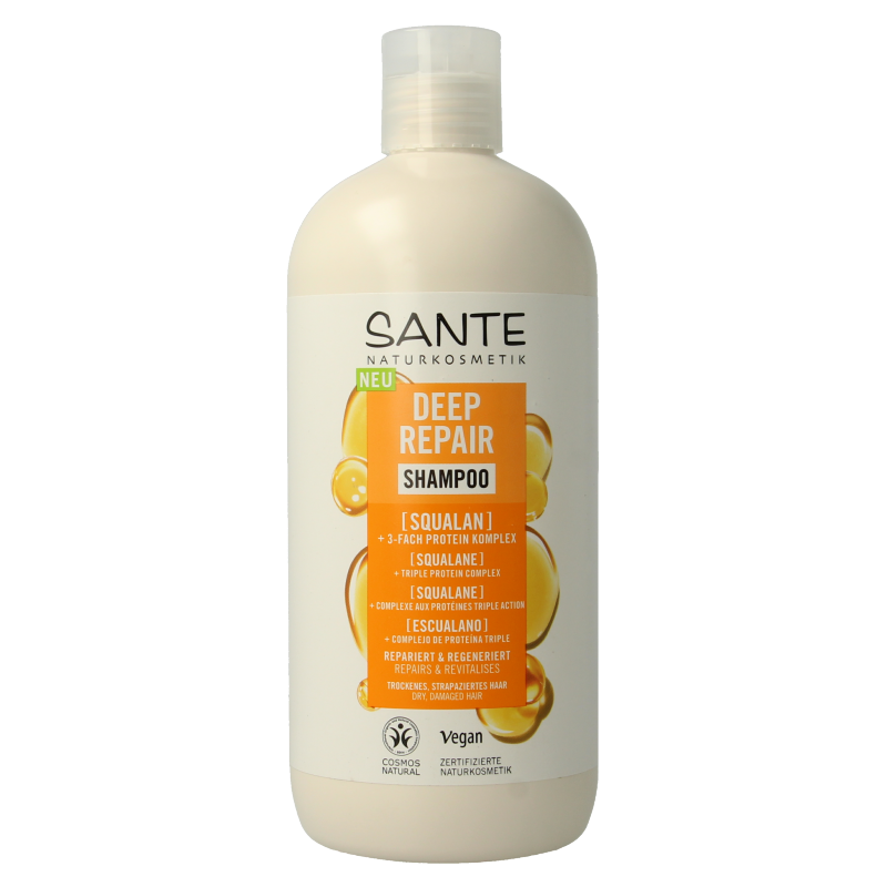 Sante Shampoo Famiglia Riparazione Profonda Bio 500 Millilitri