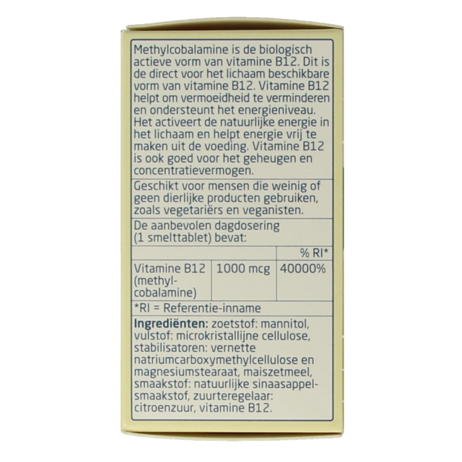 Vitamine B12 1000mcg 120 Tabletten
