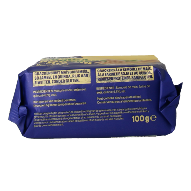 Cracker di Quinoa ad Alto Contenuto Proteico 100 Grammi