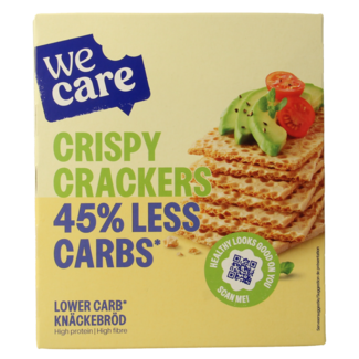 WeCare WeCare Crackers croccanti a basso contenuto di kcal/carboidrati 100 Grammi