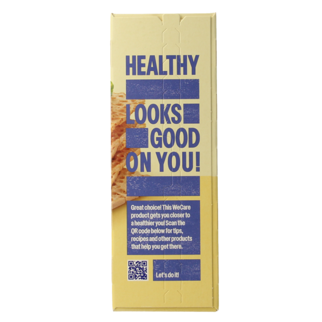 WeCare Lower kcal/carb crispy crackers 100 Gramos