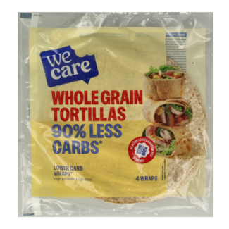 WeCare WeCare Tortillas integrales bajas en kcal/carbohidratos 160 gramos
