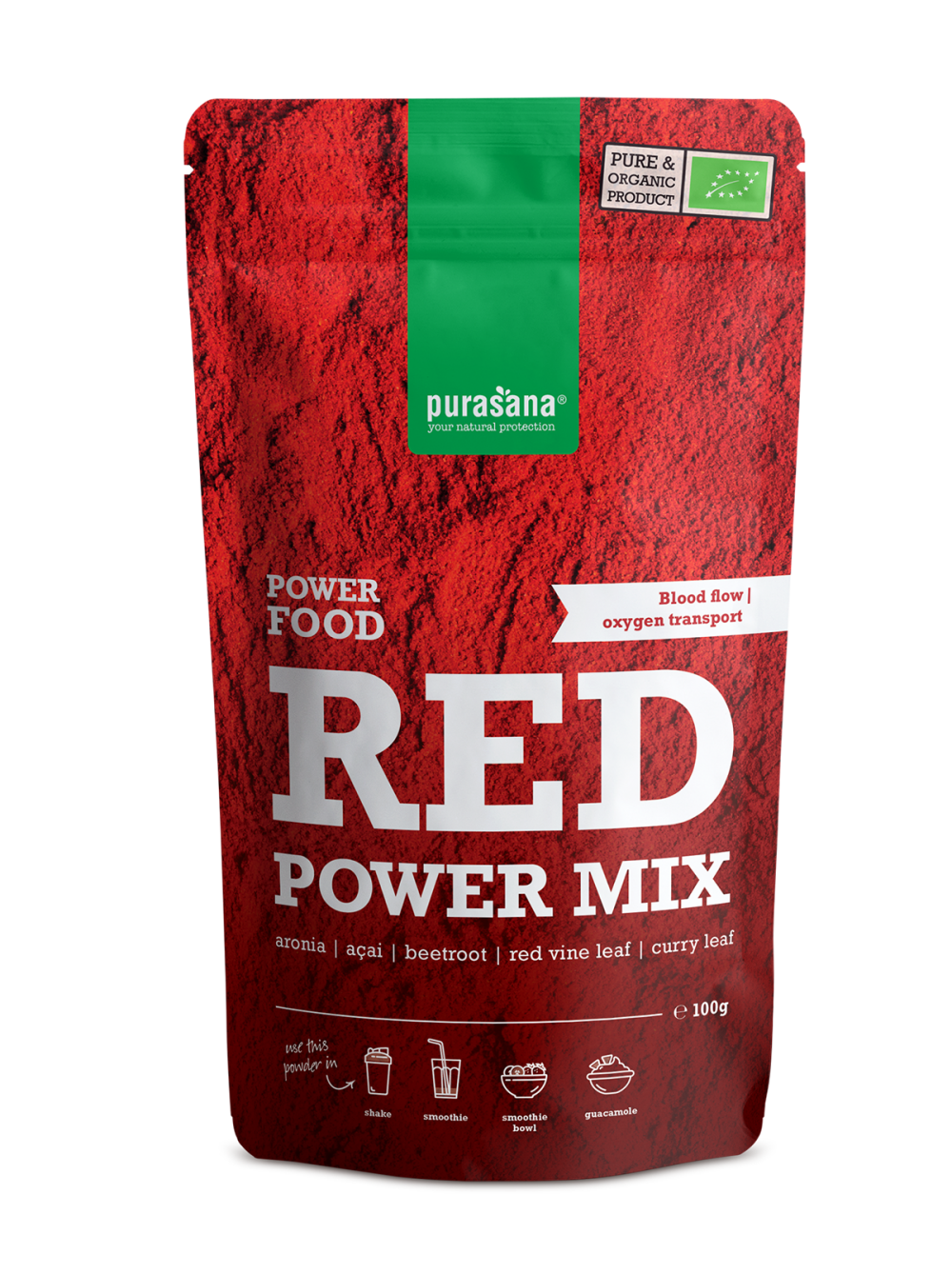 Purasana Mix Biologico Red Power - Energia e Benessere