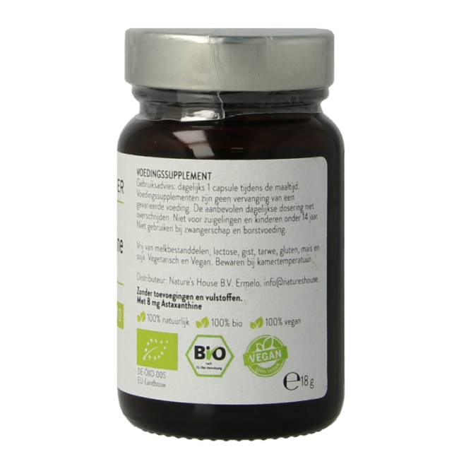 Astaxanthin High Dose Organic 30 Capsules